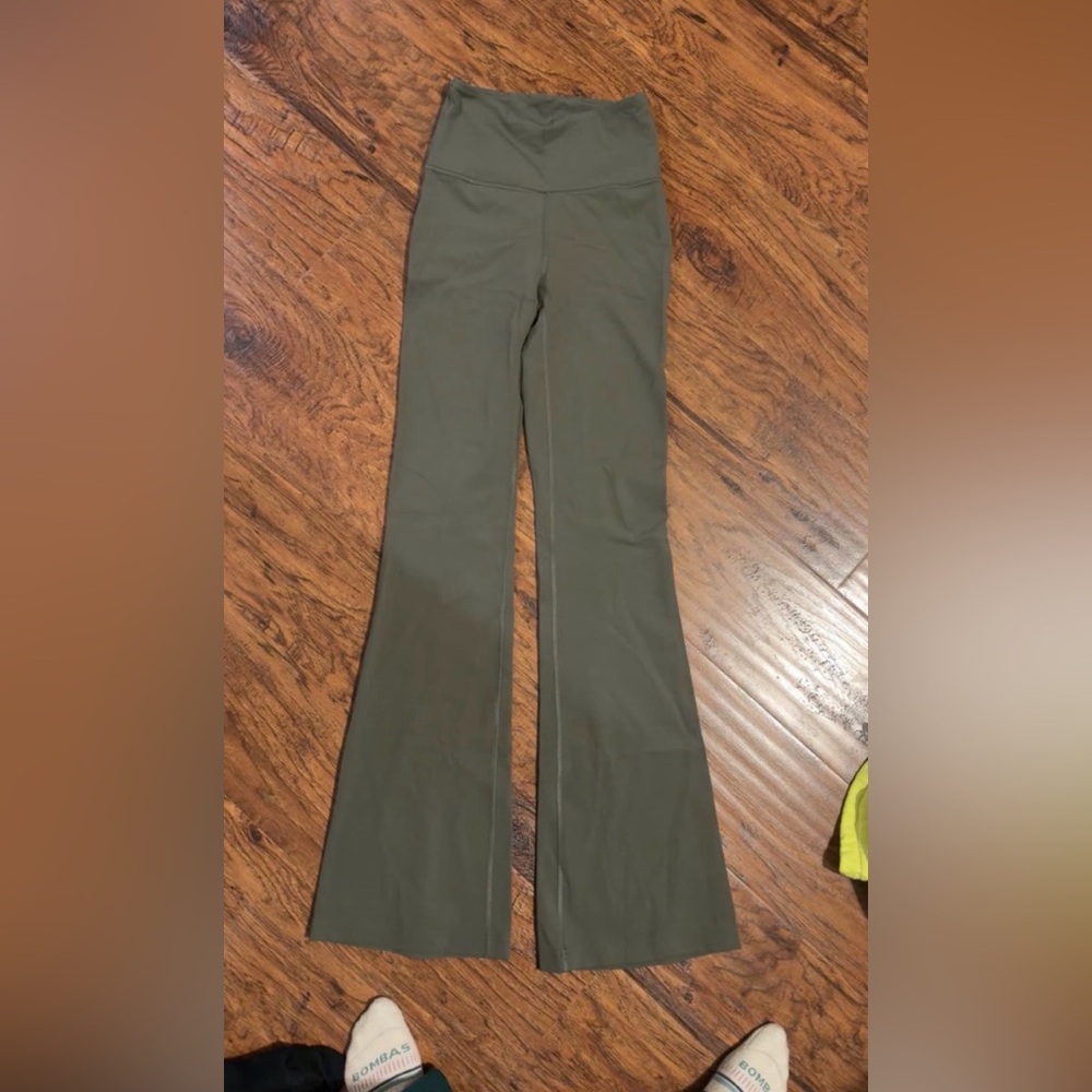 Lululemon Olive Green Women's Flared Pants